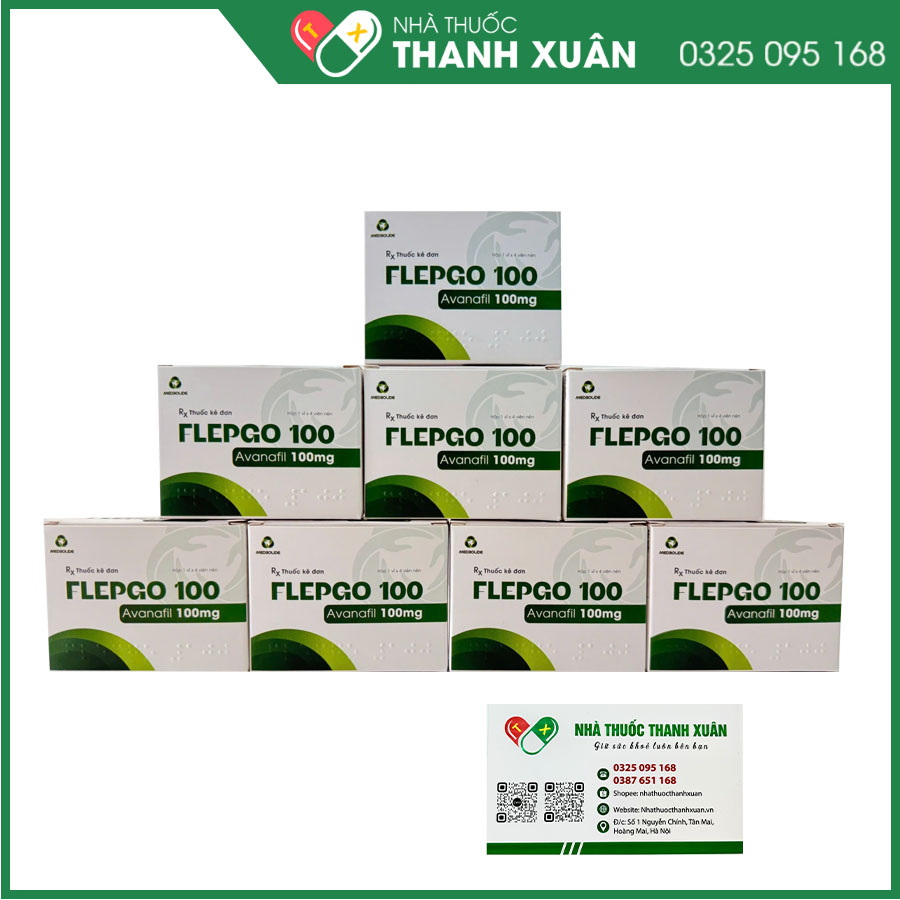 Thuốc FLEPGO 100 điều trị rối loạn cương dương ở nam giới